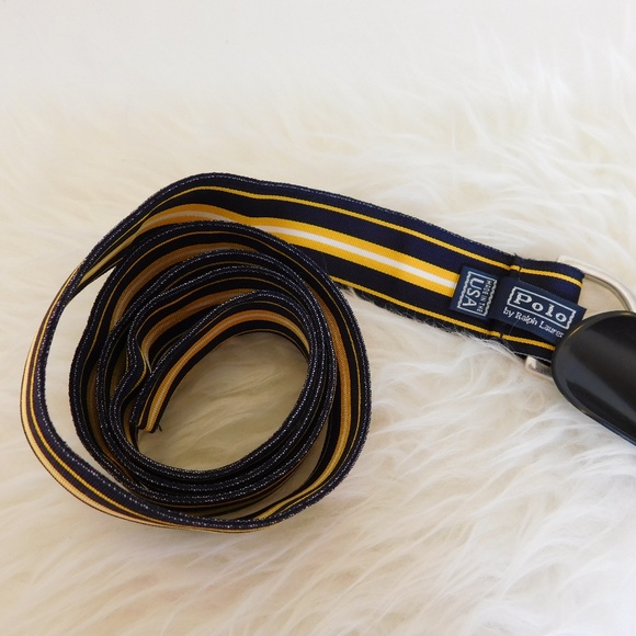 SOLD-Vintage 80's Polo Ralph Lauren Preppy BELT - Picture 3 of 5